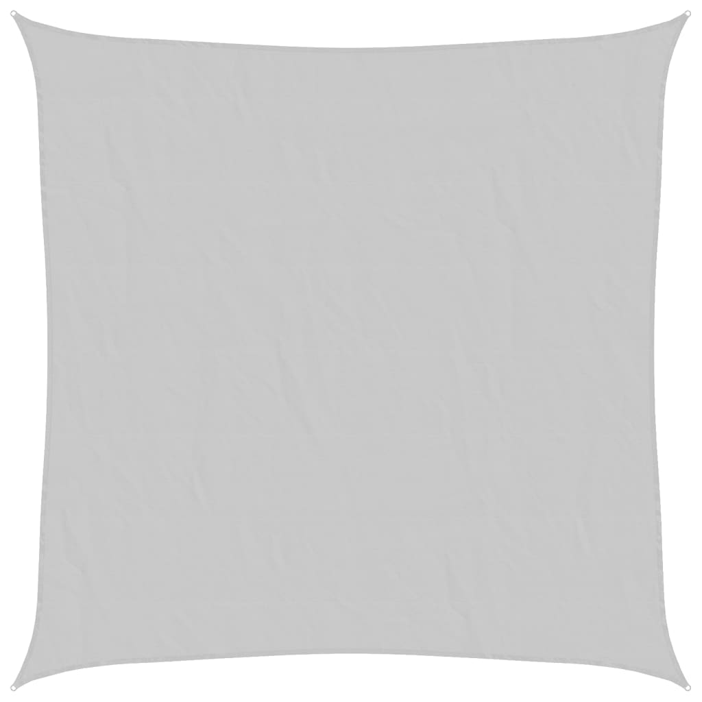 Sonnensegel 7X7 M 100% Polyester Oxford Hellgrau