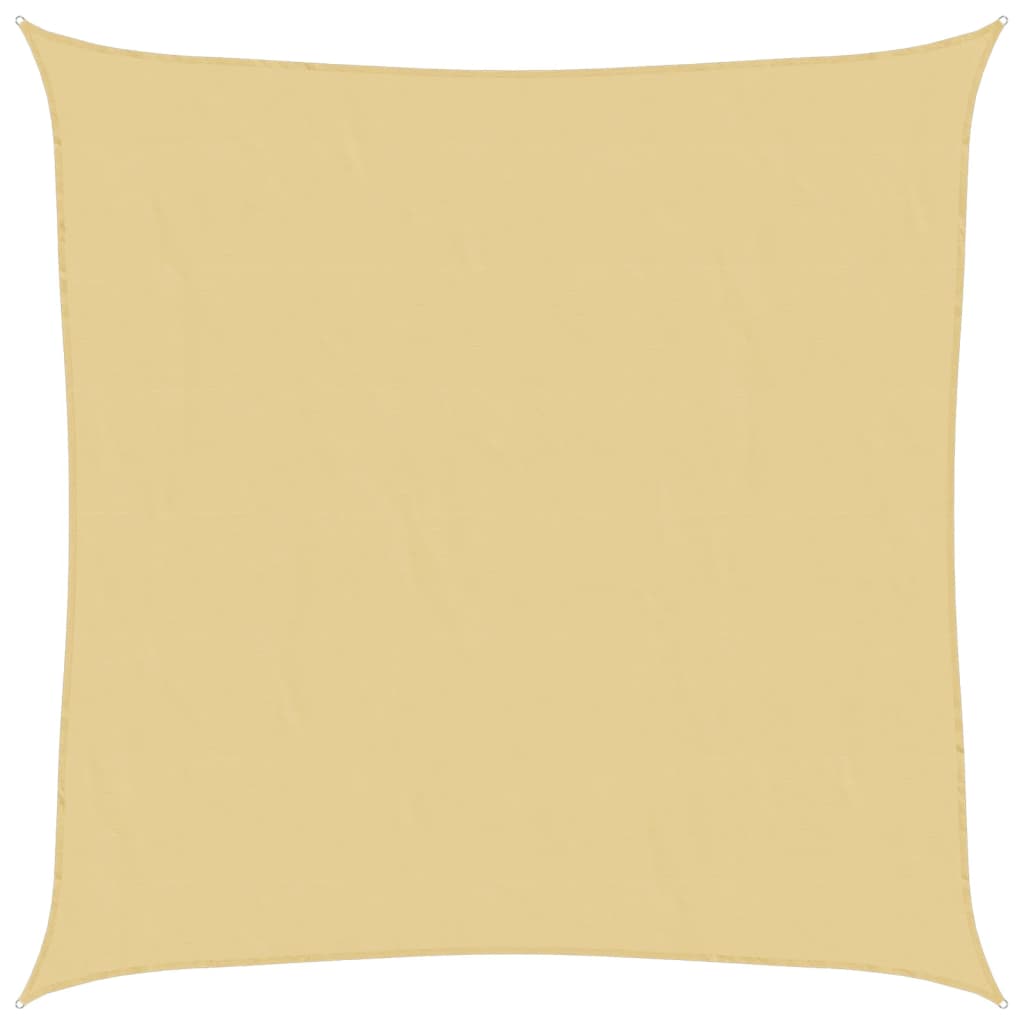 Sonnensegel 4,5X4,5 M 100% Polyester Oxford Sandfarbe