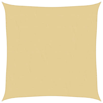 Sonnensegel 7X7 M 100% Polyester Oxford Sandfarbe
