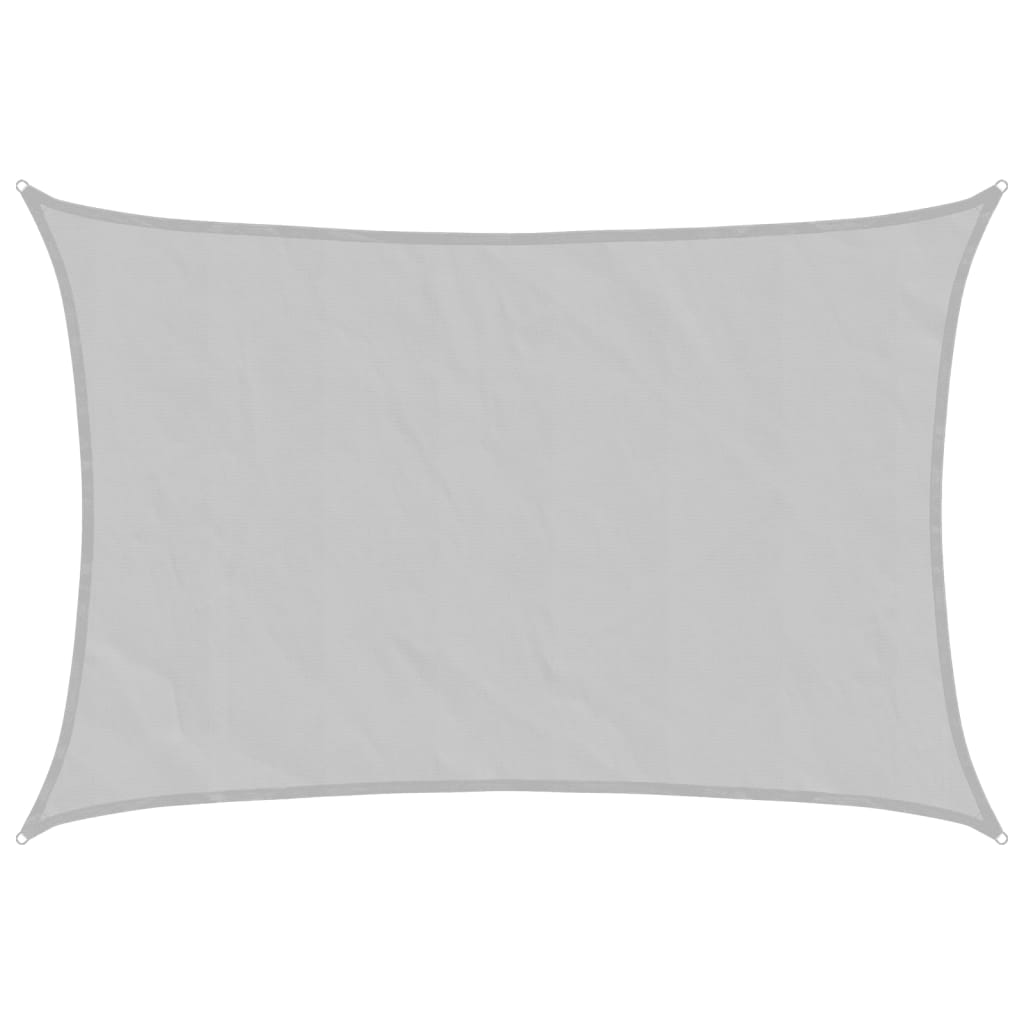 Sonnensegel 2,5X2 M 100% Polyester Oxford Hellgrau