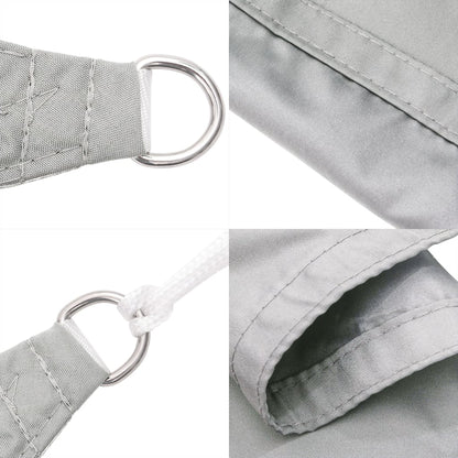 Sonnensegel 4,5X2,5 M 100% Polyester Oxford Hellgrau