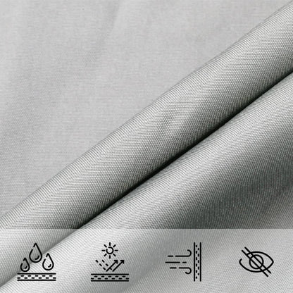 Sonnensegel 4,5X2,5 M 100% Polyester Oxford Hellgrau