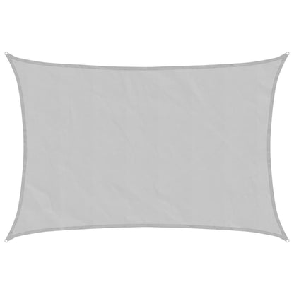 Sonnensegel 4,5X3 M 100% Polyester Oxford Hellgrau