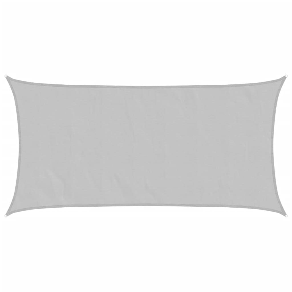 Sonnensegel 6X3 M 100% Polyester Oxford Hellgrau