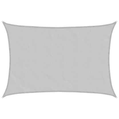 Sonnensegel 6X4 M 100% Polyester Oxford Hellgrau