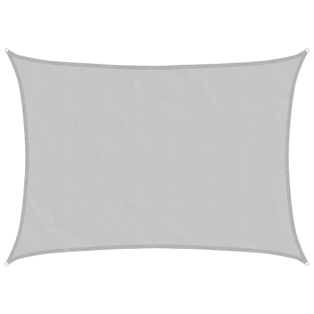 Sonnensegel 7X5 M 100% Polyester Oxford Hellgrau