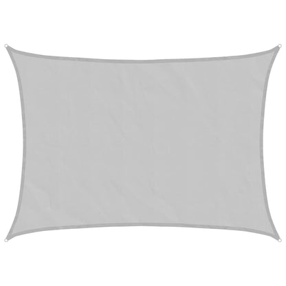 Sonnensegel 7X5 M 100% Polyester Oxford Hellgrau
