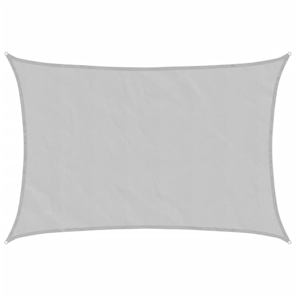 Sonnensegel 7X6 M 100% Polyester Oxford Hellgrau
