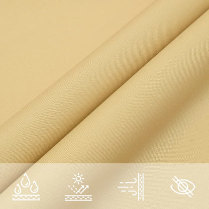 Sonnensegel 3X2 M 100% Polyester Oxford Sandfarbe