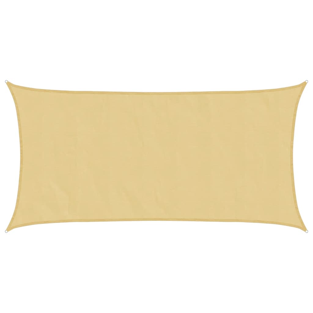 Sonnensegel 4X2 M 100% Polyester Oxford Sandfarbe