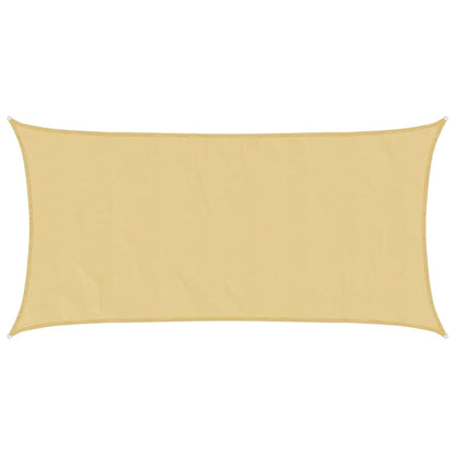 Sonnensegel 4X2 M 100% Polyester Oxford Sandfarbe