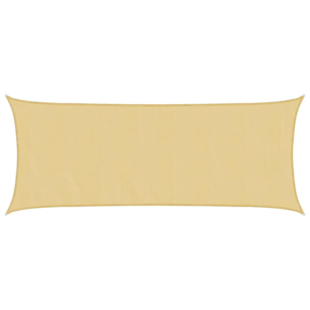 Sonnensegel 4,5X2 M 100% Polyester Oxford Sandfarbe