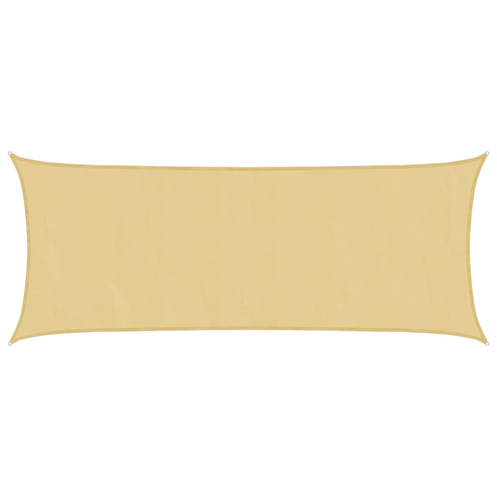 Sonnensegel 5X2 M 100% Polyester Oxford Sandfarbe