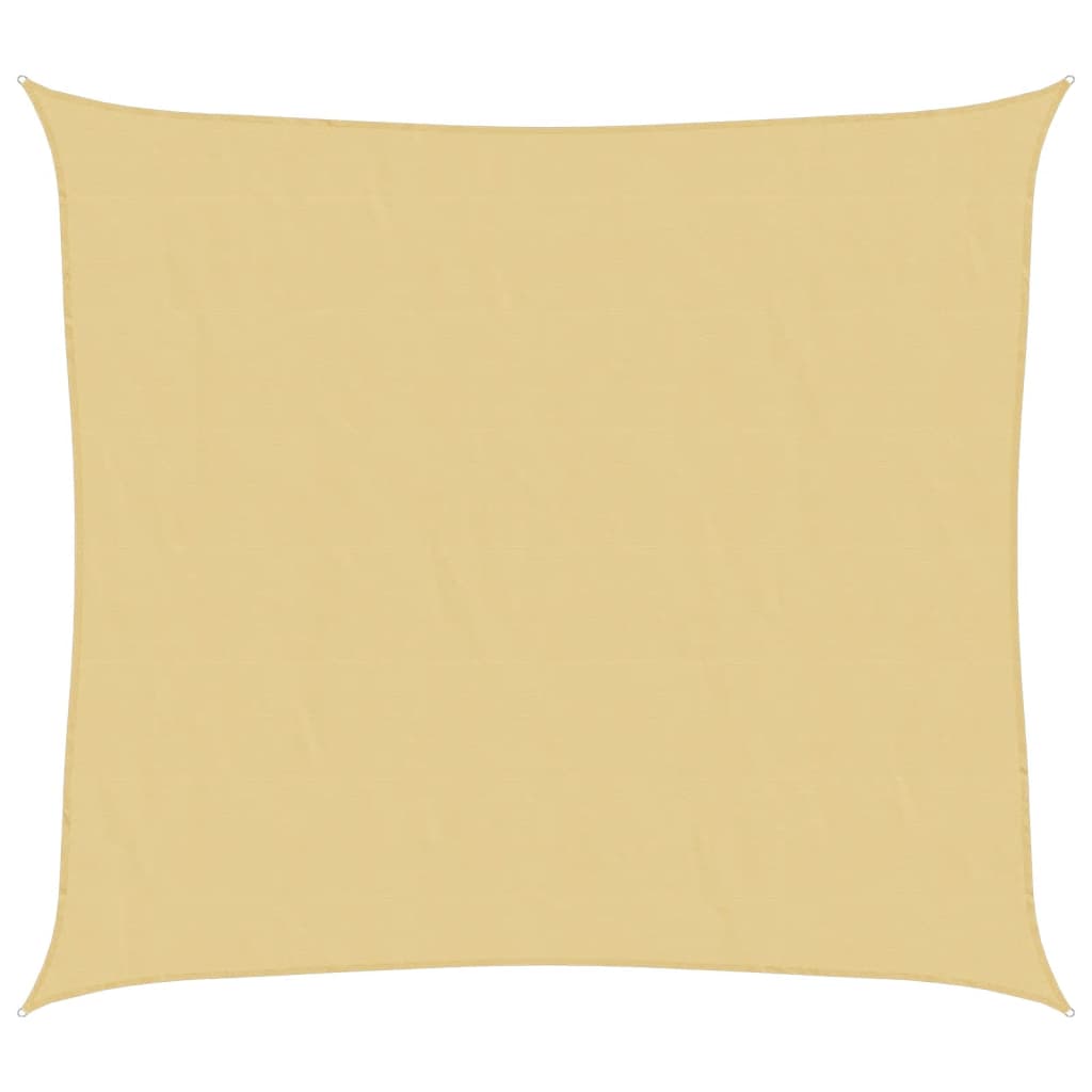 Sonnensegel 3X2,5 M 100% Polyester Oxford Sandfarbe