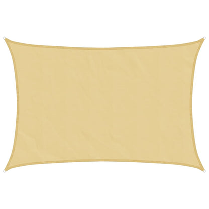 Sonnensegel 4X2,5 M 100% Polyester Oxford Sandfarbe
