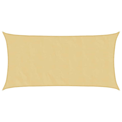 Sonnensegel 4,5X2,5 M 100% Polyester Oxford Sandfarbe