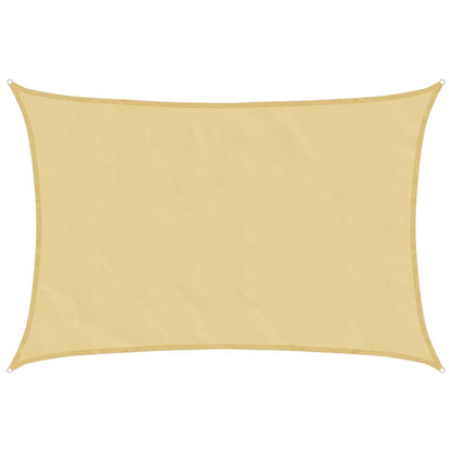 Sonnensegel 4X3 M 100% Polyester Oxford Sandfarbe