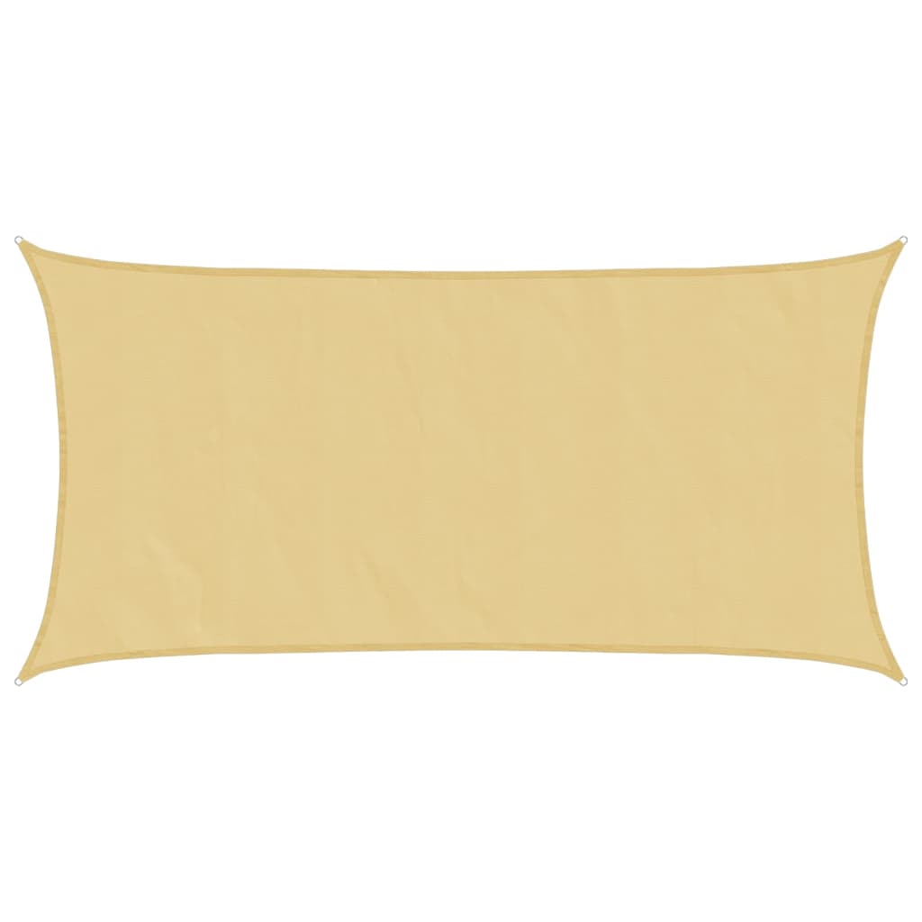 Sonnensegel 6X3 M 100% Polyester Oxford Sandfarbe