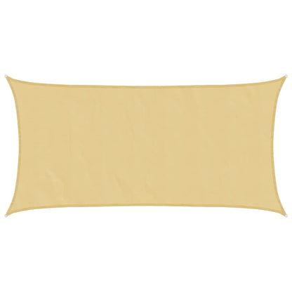 Sonnensegel 6X3 M 100% Polyester Oxford Sandfarbe