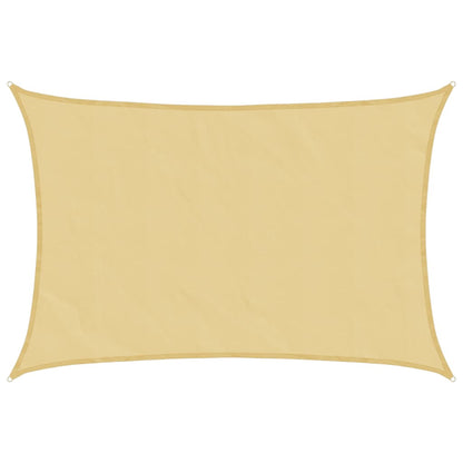 Sonnensegel 5X4 M 100% Polyester Oxford Sandfarbe