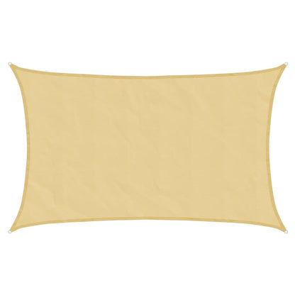 Sonnensegel 8X5 M 100% Polyester Oxford Sandfarbe
