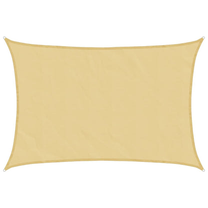 Sonnensegel 7X6 M 100% Polyester Oxford Sandfarbe