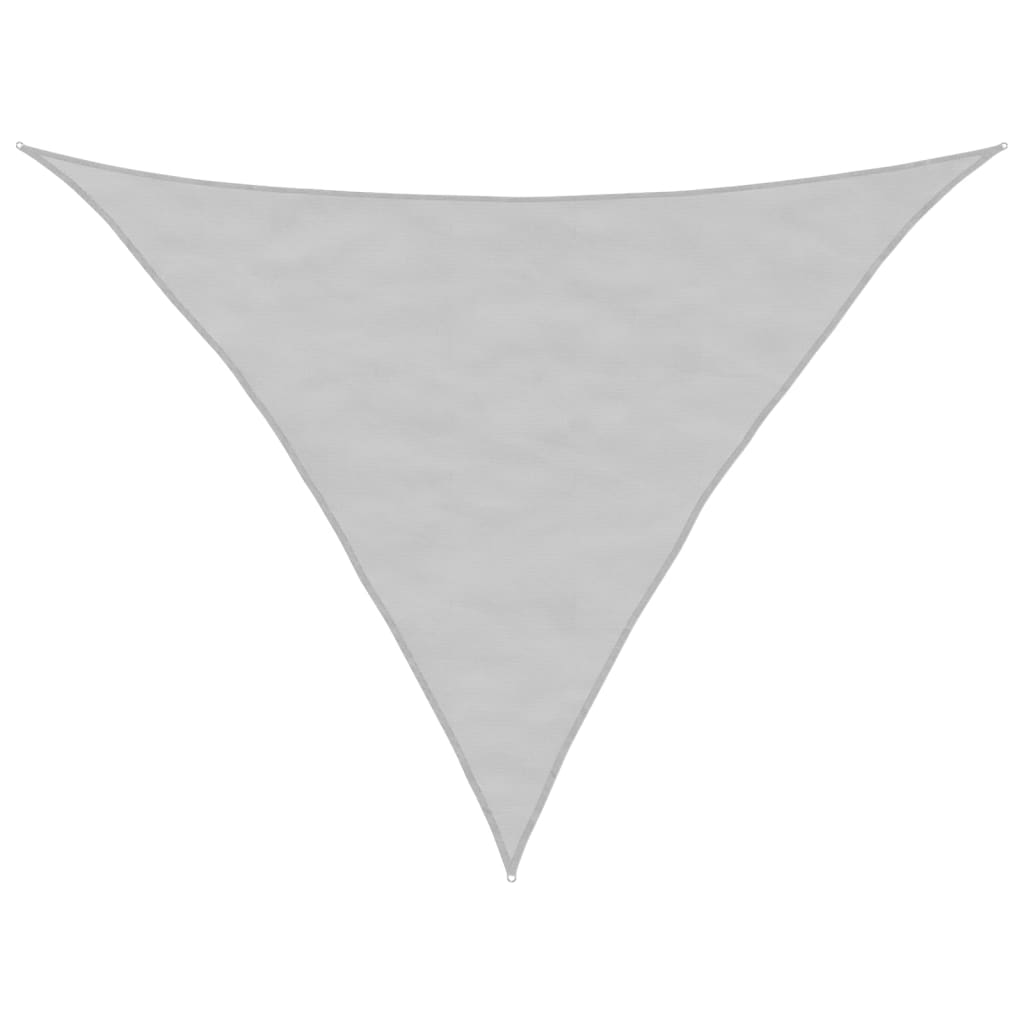 Sonnensegel 3,5X3,5X4,9 M 100% Polyester Oxford Hellgrau