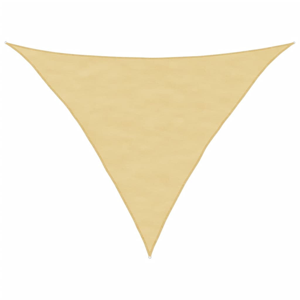 Sonnensegel 2,5X2,5X3,5 M 100% Polyester Oxford Sandfarbe
