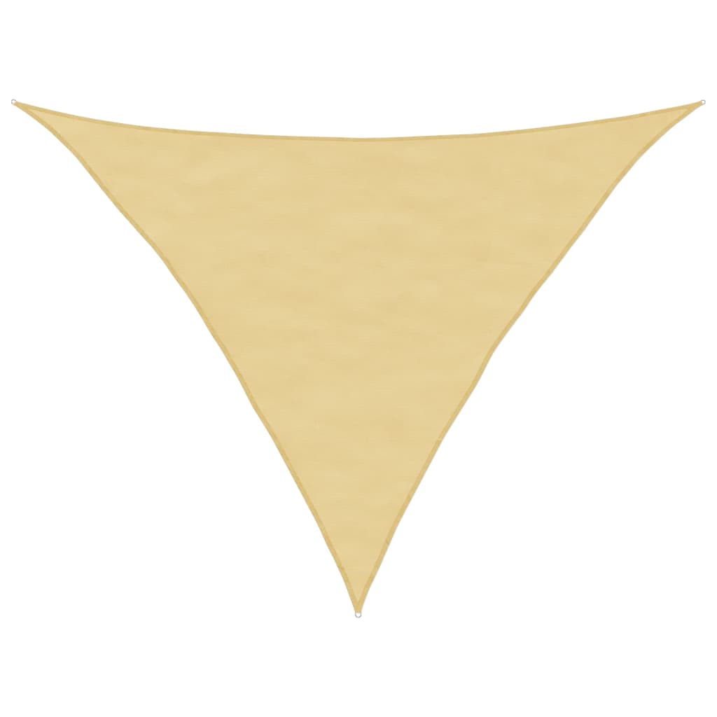 Sonnensegel 3X3X4,24 M 100% Polyester Oxford Sandfarbe