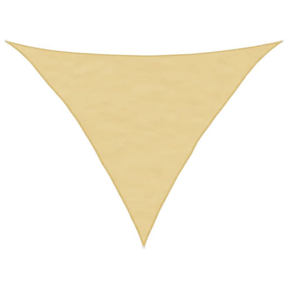 Sonnensegel 3X3X4,24 M 100% Polyester Oxford Sandfarbe