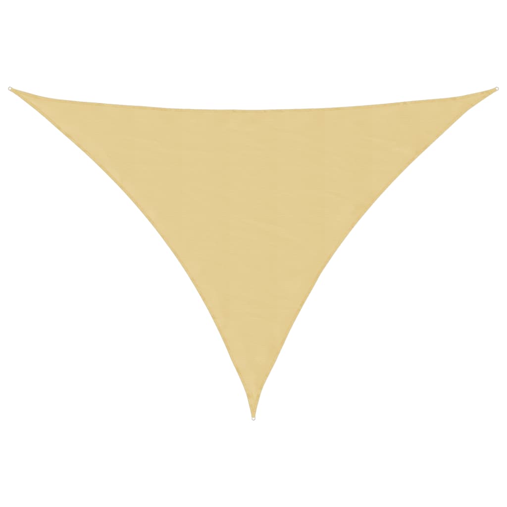Sonnensegel 4X4X5,8 M 100% Polyester Oxford Sandfarbe