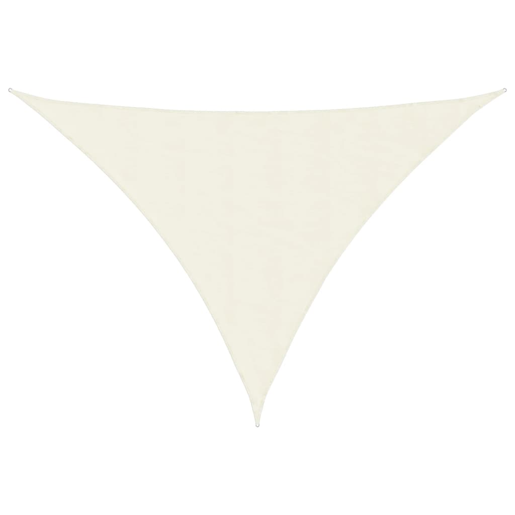 Sonnensegel 7X5X5 M 100% Polyester Oxford Creme