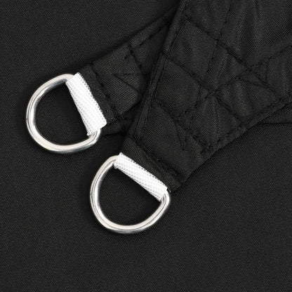 Sonnensegel 7X5X5 M 100% Polyester Oxford Schwarz