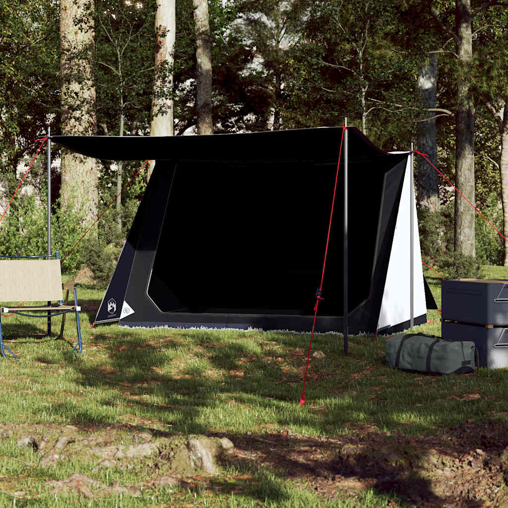 Campingzelt 2 Personen Weiß Verdunkelungsstoff Wasserfest