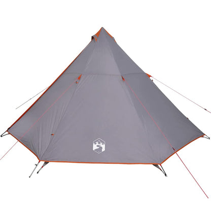 Tipi-Familienzelt 8 Personen Und Orange Wasserdicht