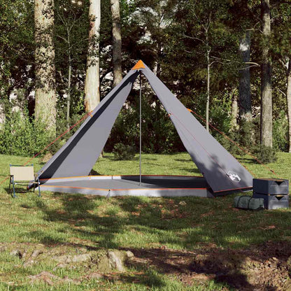 Tipi-Familienzelt 8 Personen Und Orange Wasserdicht