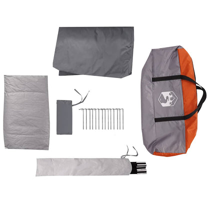 Tipi-Familienzelt 8 Personen Und Orange Wasserdicht