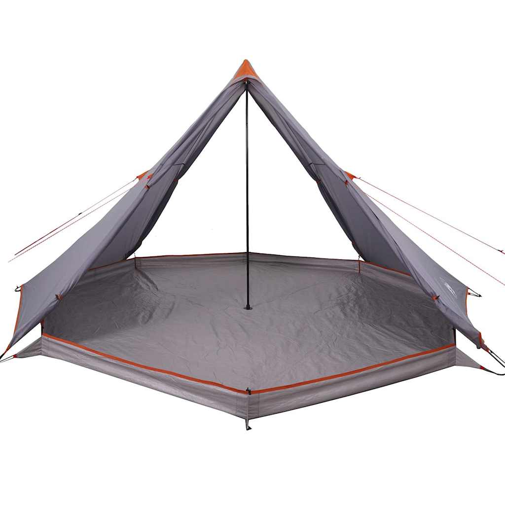 Tipi-Familienzelt 8 Personen Und Orange Wasserdicht