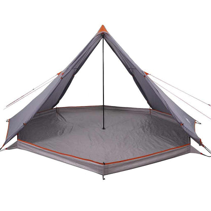 Tipi-Familienzelt 8 Personen Und Orange Wasserdicht