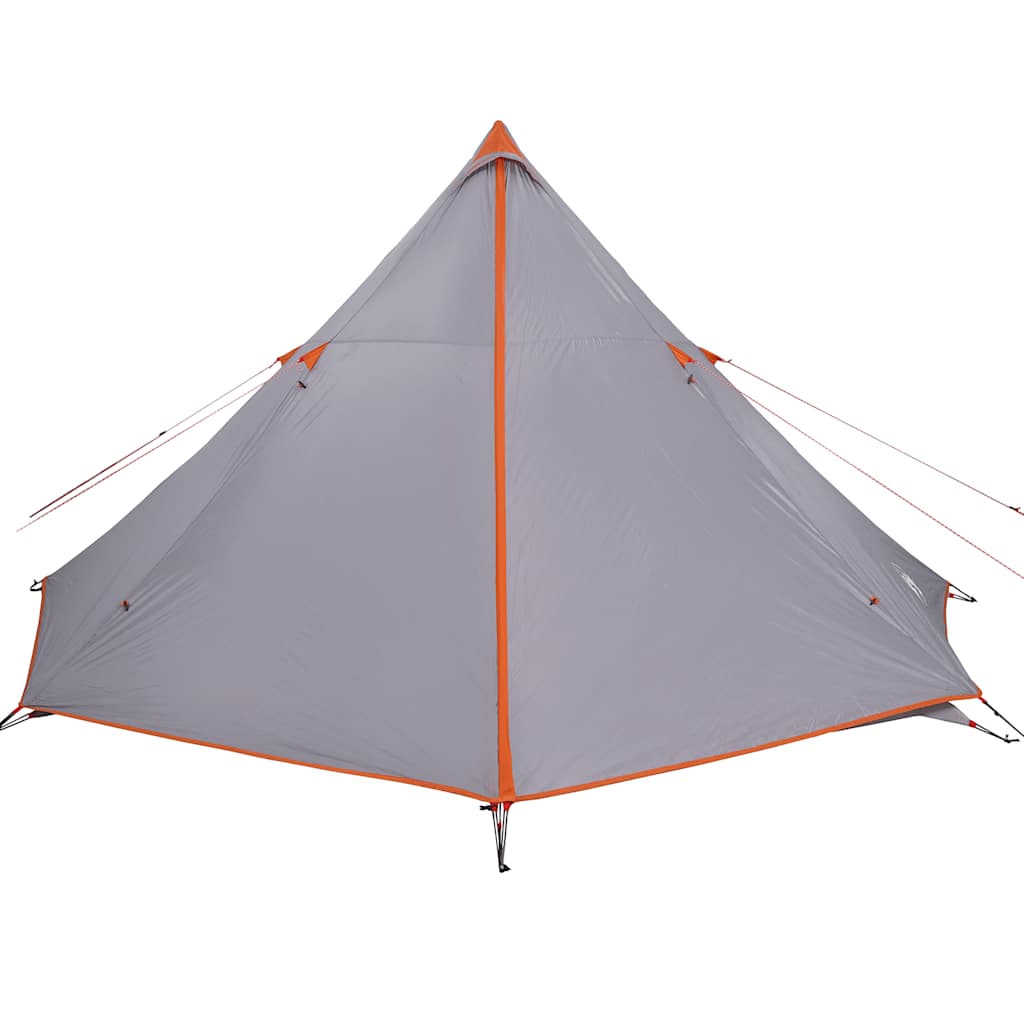 Tipi-Familienzelt 8 Personen Und Orange Wasserdicht