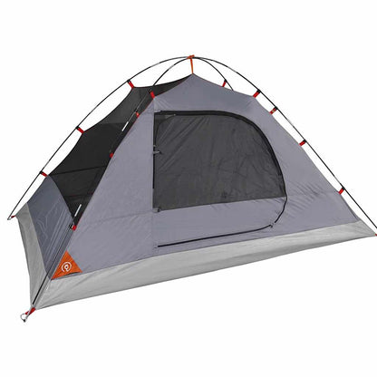 Kuppel-Campingzelt 2 Personen Und Orange Wasserdicht