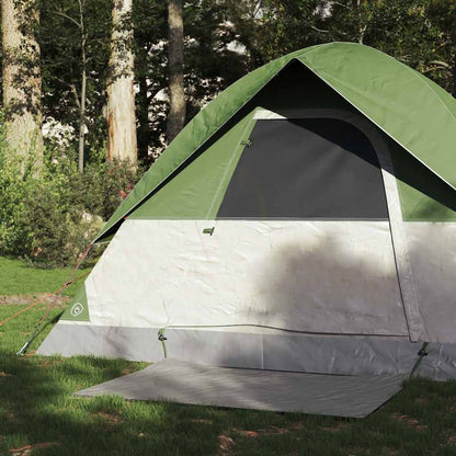 Kuppel-Campingzelt 4 Personen Weiß Dunkel Wasserdicht