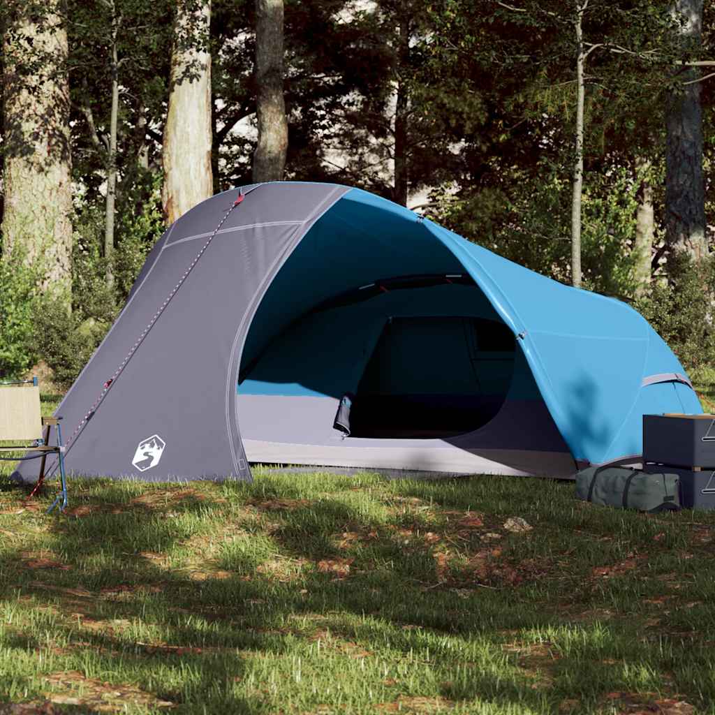 Kuppel-Campingzelt 4 Personen Dunkel Wasserdicht