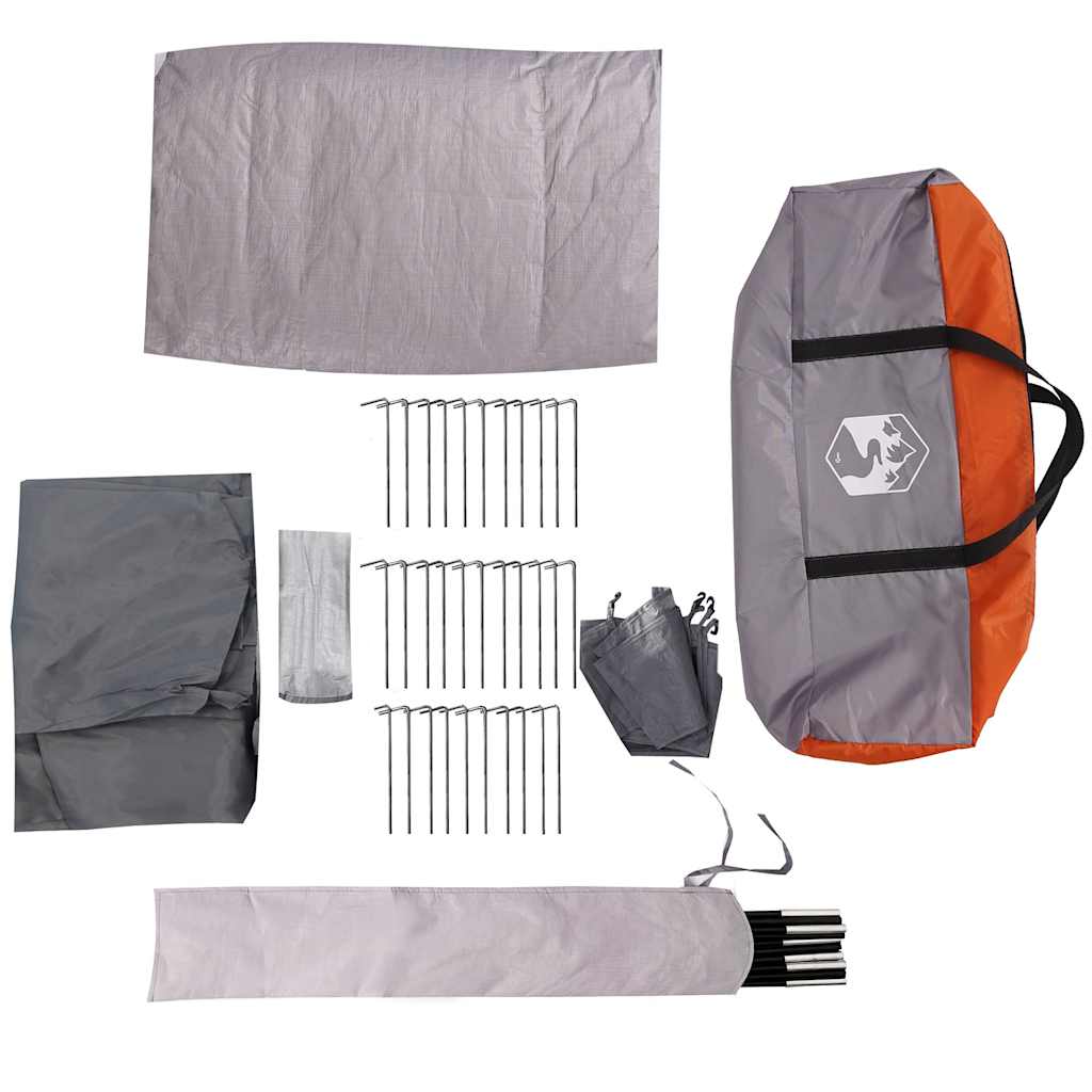 Camping-Windschutz Orange 366X152X152 Cm Wasserdicht