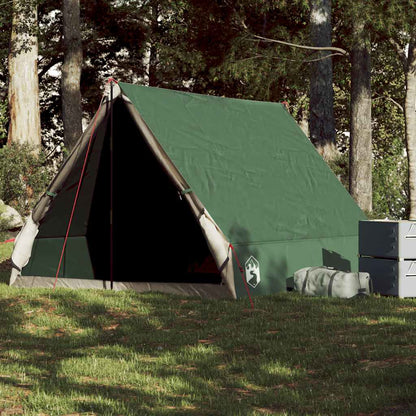 Campingzelt A-Form 2 Personen Grau Wasserdicht
