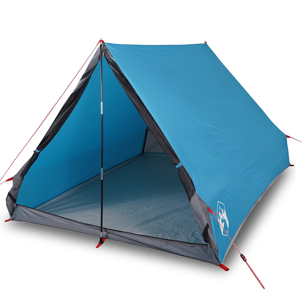 Camping-Keilzelt 2 Personen Wasserdicht Blau