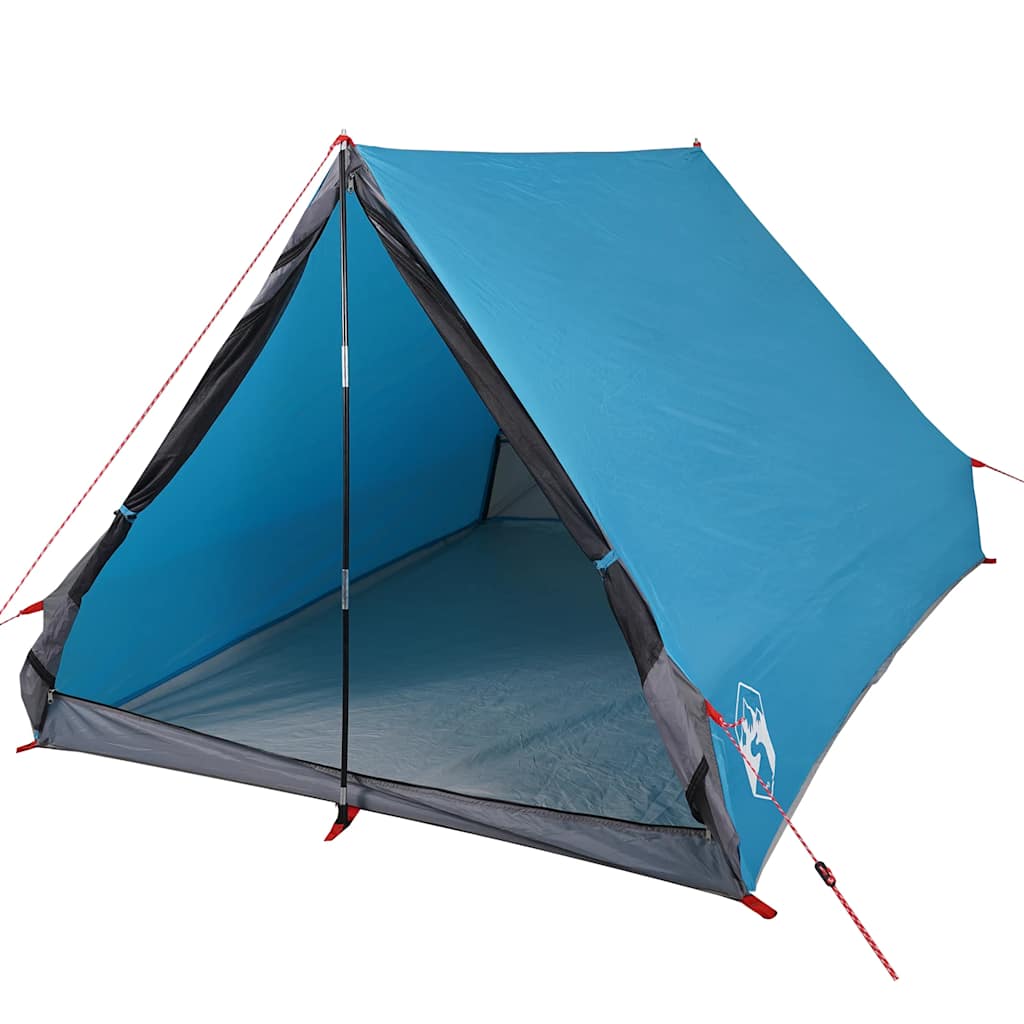Camping-Keilzelt 2 Personen Wasserdicht Blau
