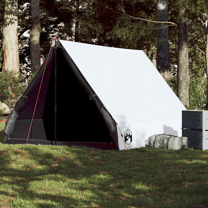 Campingzelt A-Form 2 Personen Grau Wasserdicht