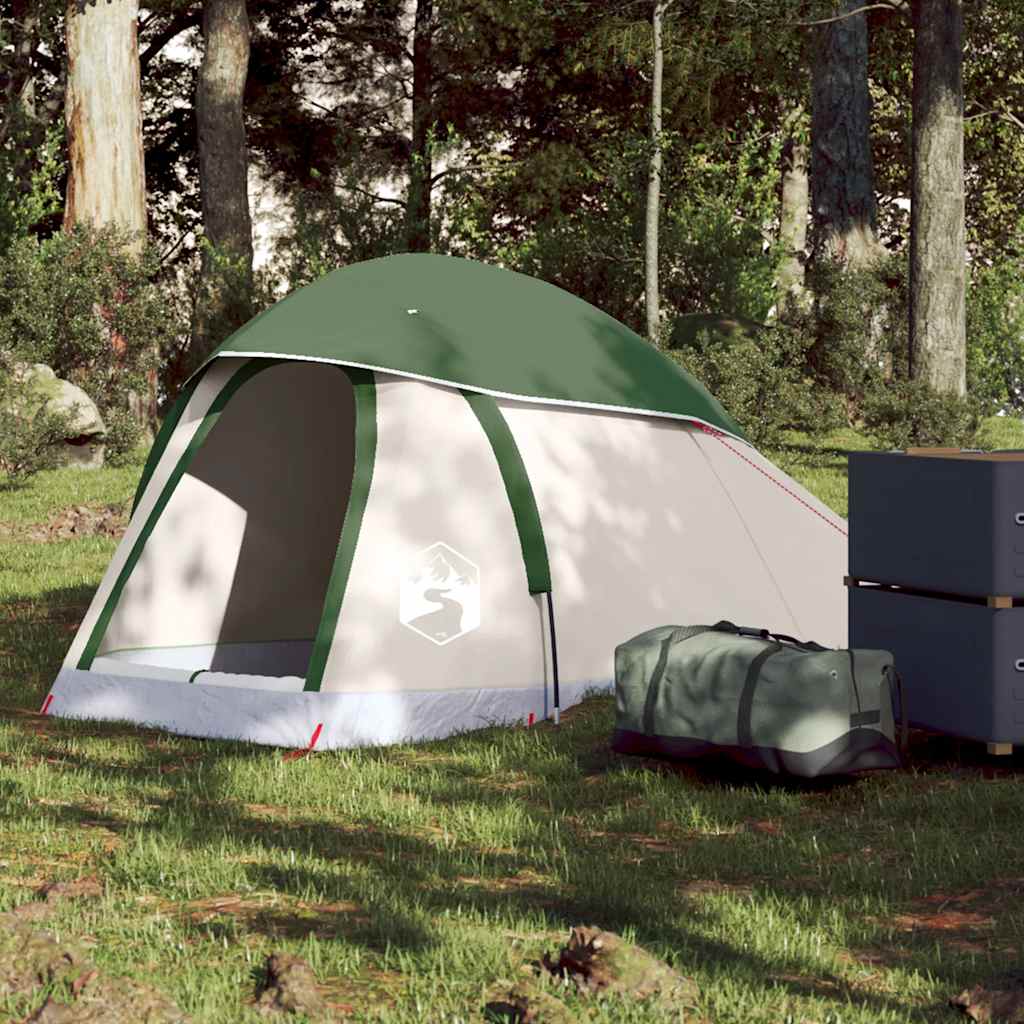 Kuppel-Campingzelt 1 Person Und Orange Wasserdicht