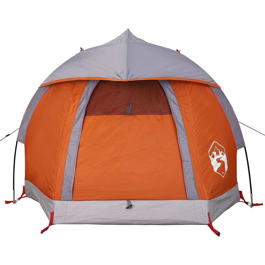 Kuppel-Campingzelt 1 Person Und Orange Wasserdicht